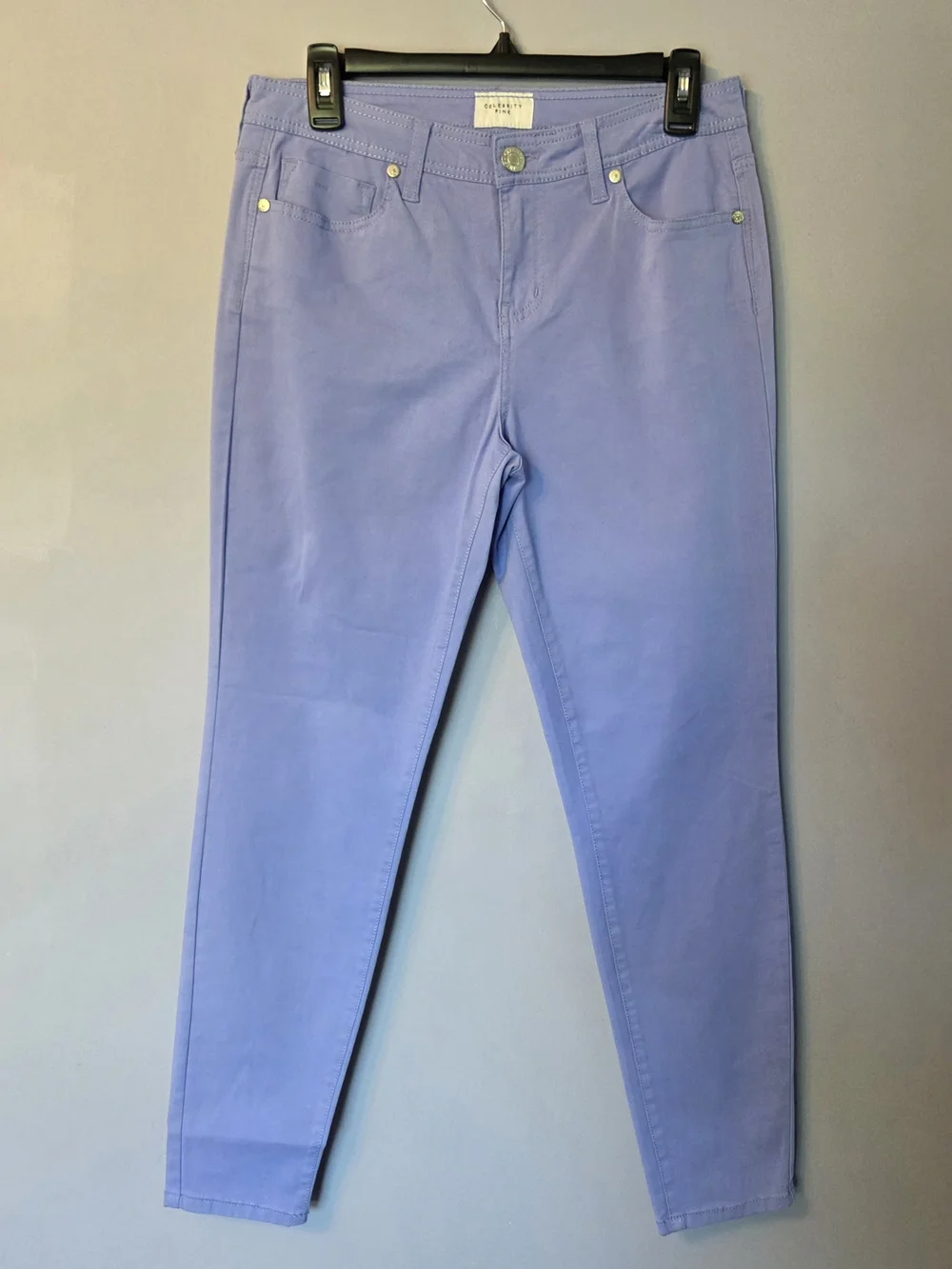 Celebrity Pink The Rider Cropped Skinny Jeans Woman 28 Lavender